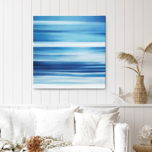 Coastal Abstract Ocean Canvas Print