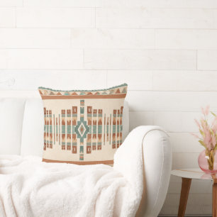 Coastal Adobe Throw Pillow