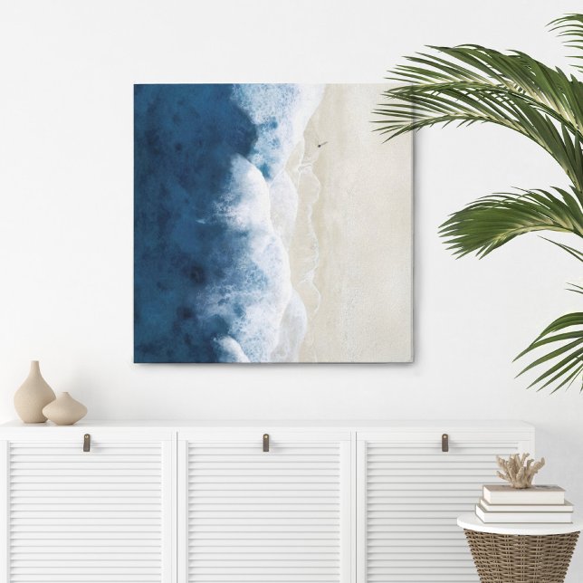 Coastal Aerial Beach Sand  Canvas Print (Creator Uploaded)