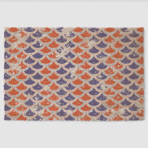 Coastal Americana Fish Scales Fiber Doormat