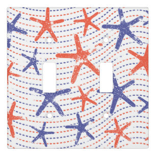Coastal Americana Starfish Light Switch Cover