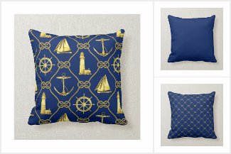 Coastal and Nautical Pillows