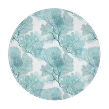Coastal Aqua Blue Coral Sea Fans