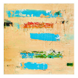 Coastal art acrylic wall panel