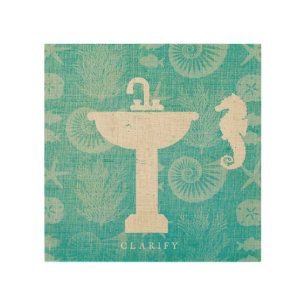 Coastal Art   Bathroom Sink
