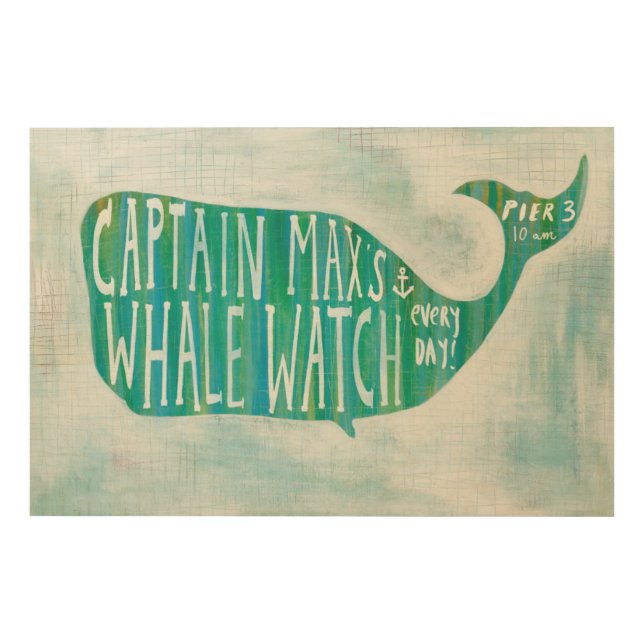 Coastal Art | Captain Max's Whale Watch (Front)