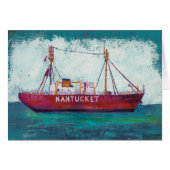 Coastal Art | Nantucket Lightship (Front Horizontal)