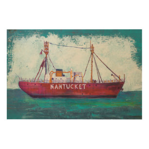 Coastal Art   Nantucket Lightship