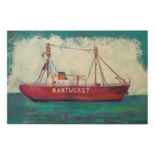 Coastal Art  Nantucket Lightship