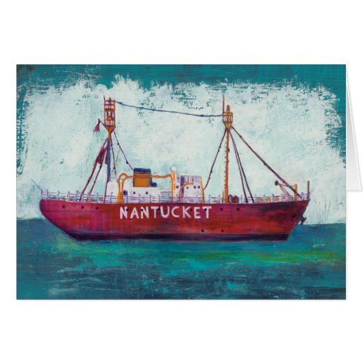 Coastal Art | Nantucket Lightship Cards (Front Horizontal)