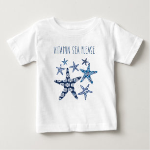 Coastal Art Vitamin Sea Please Baby T-Shirt
