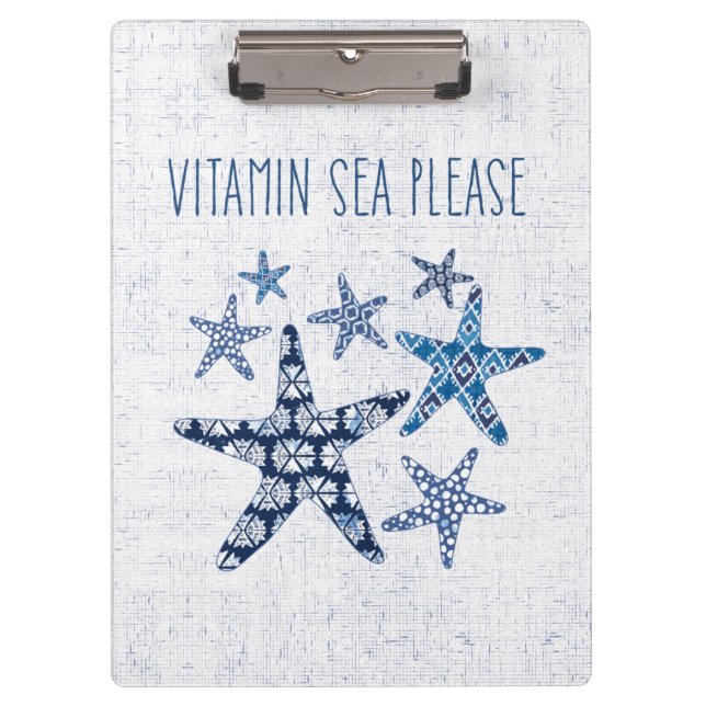 Coastal Art | Vitamin Sea Please Clipboard (Front)