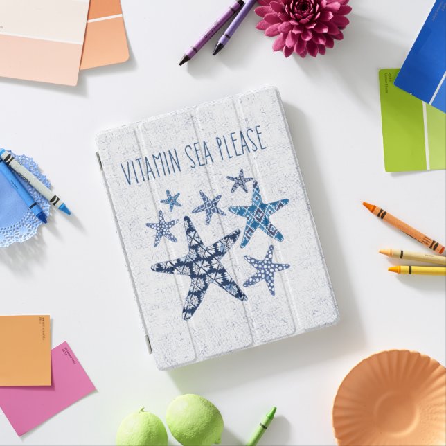 Coastal Art | Vitamin Sea Please iPad Smart Cover (In Situ)