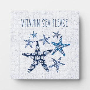 Coastal Art Vitamin Sea Please Plaque