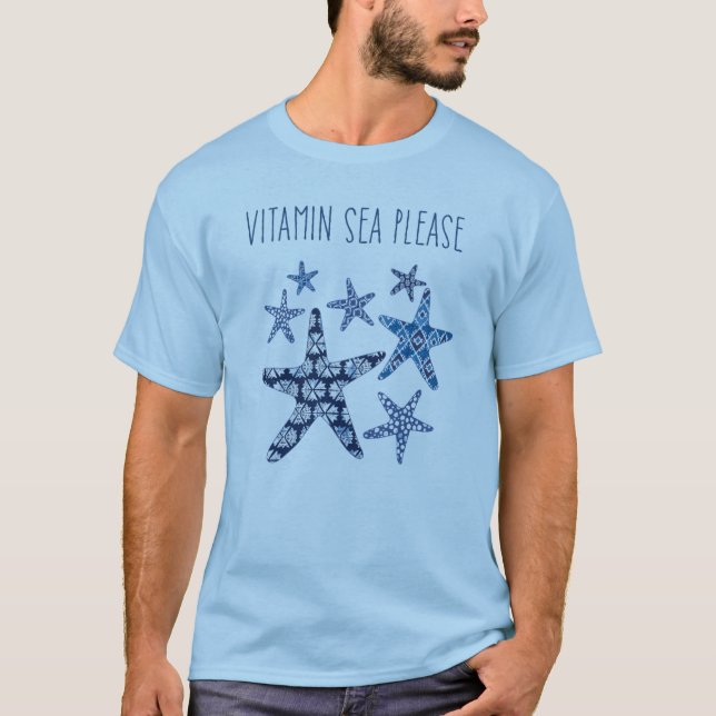 Coastal Art | Vitamin Sea Please T-Shirt (Front)