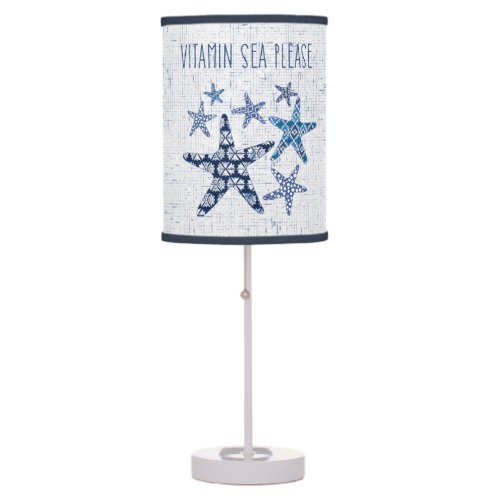 Coastal Art  Vitamin Sea Please Table Lamp