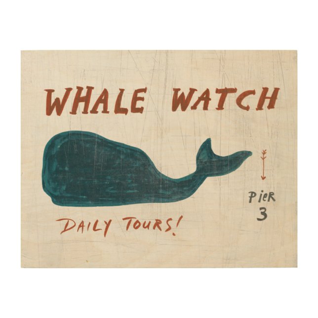 Coastal Art | Whale Watch (Front)