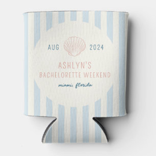 Coastal Bachelorette Can Cooler