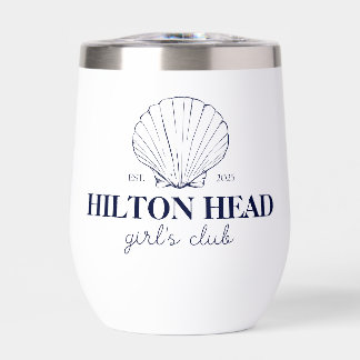 Coastal Bachelorette Party Thermal Wine Tumbler