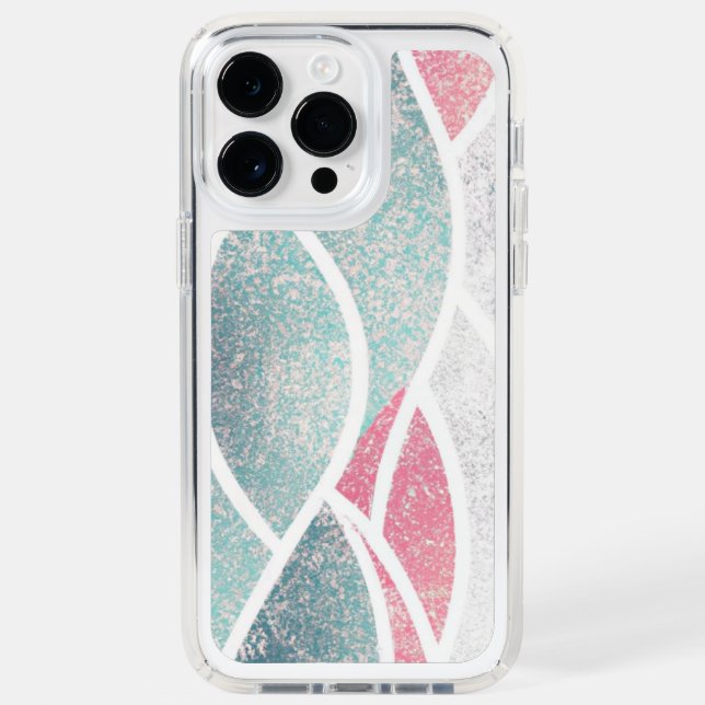 Coastal/Beach abstract waves  Speck iPhone Case (Front)