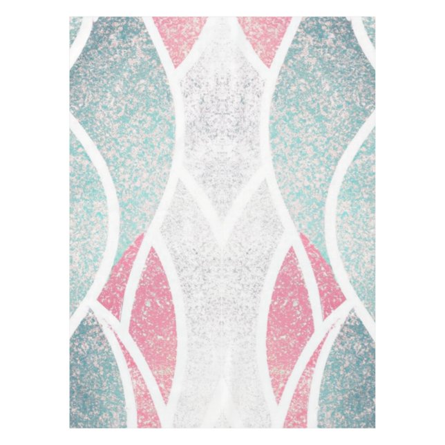 Coastal/Beach abstract waves  Tablecloth (Front)