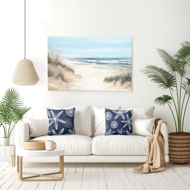 Coastal Beach Canvas Print (Creator Uploaded)