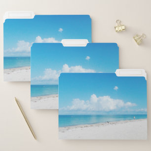 Coastal Beach File Folder