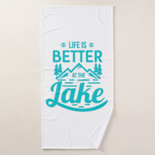 Coastal Beach Lover Gift Ocean Vacation Summer Bath Towel Set