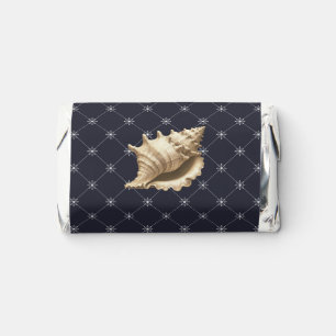 Coastal/beach/nautical seashell  hershey's miniatures