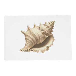 Coastal/beach/nautical seashell placemat