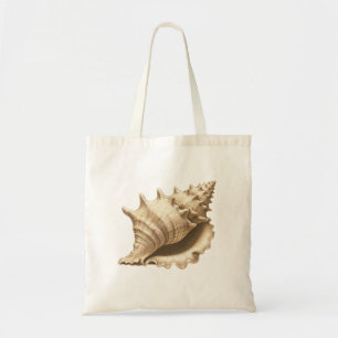 Coastal/beach/nautical seashell tote bag
