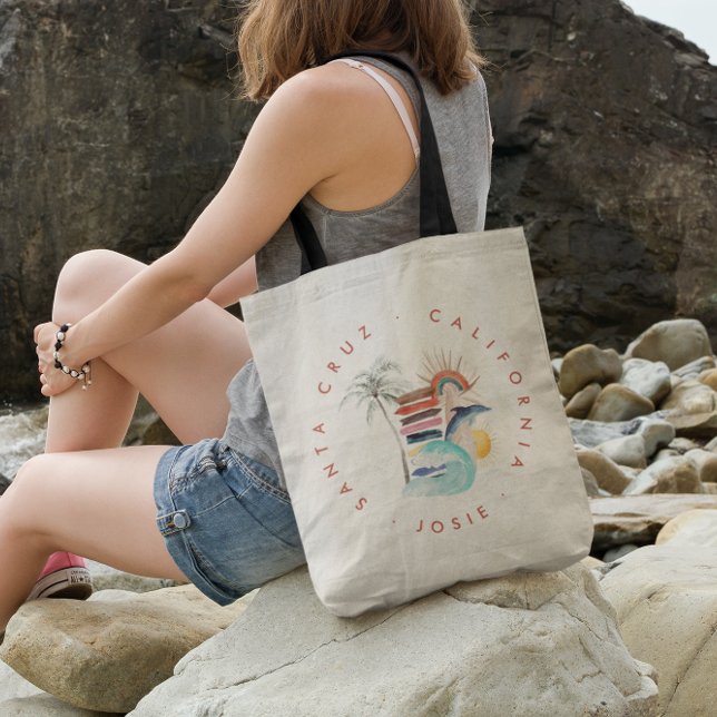 Coastal Beach Ocean | Surf Bachelorette Tote Bag (Creator Uploaded)