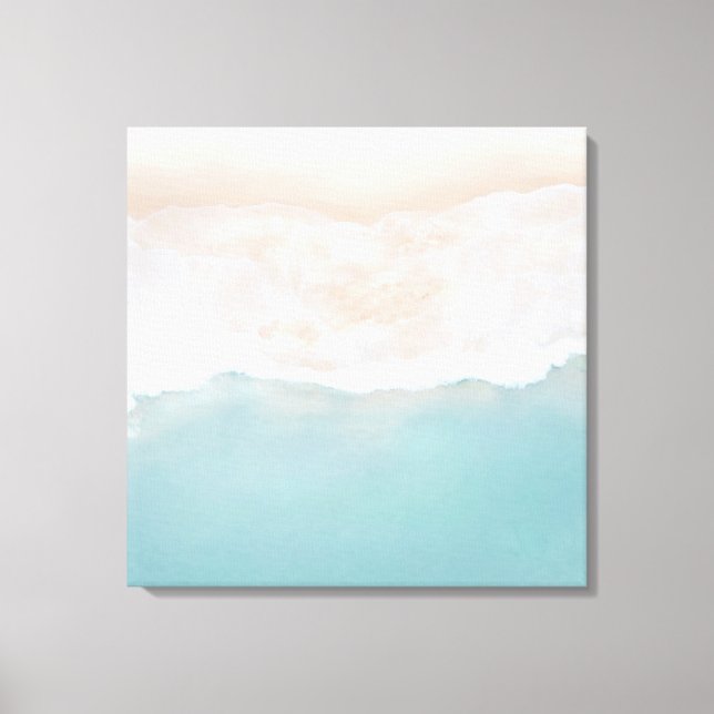 Coastal Beach Sand Canvas Print (Front)