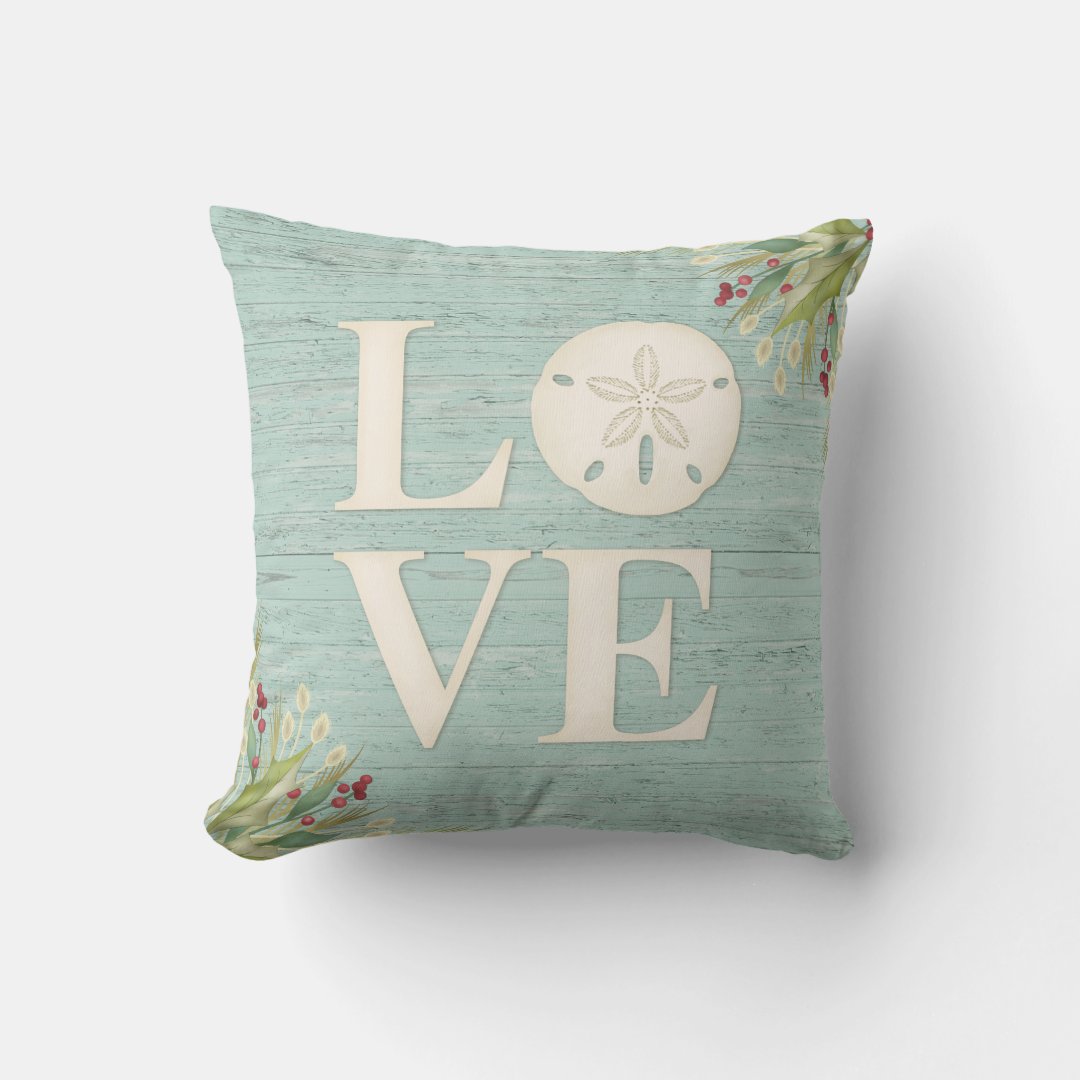 Coastal Beach Sand Dollar Throw Pillow Zazzle