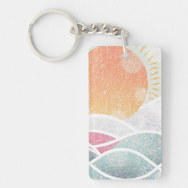 Coastal/Beach/sunny  Keychain (Front)