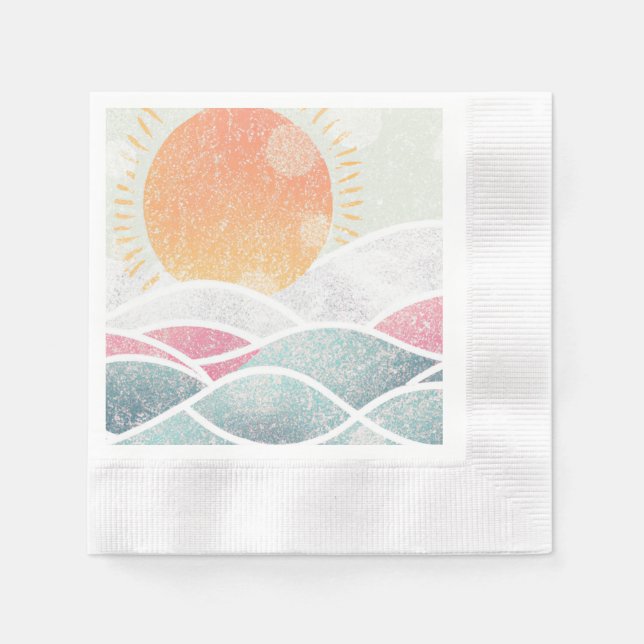 Coastal/Beach/sunny  Napkins (Front)