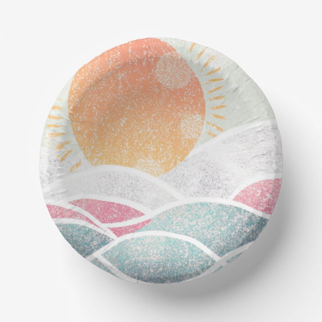 Coastal/Beach/sunny  Paper Bowls (Front)
