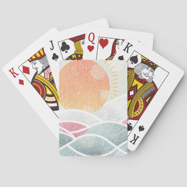 Coastal/Beach/sunny  Poker Cards (Back)