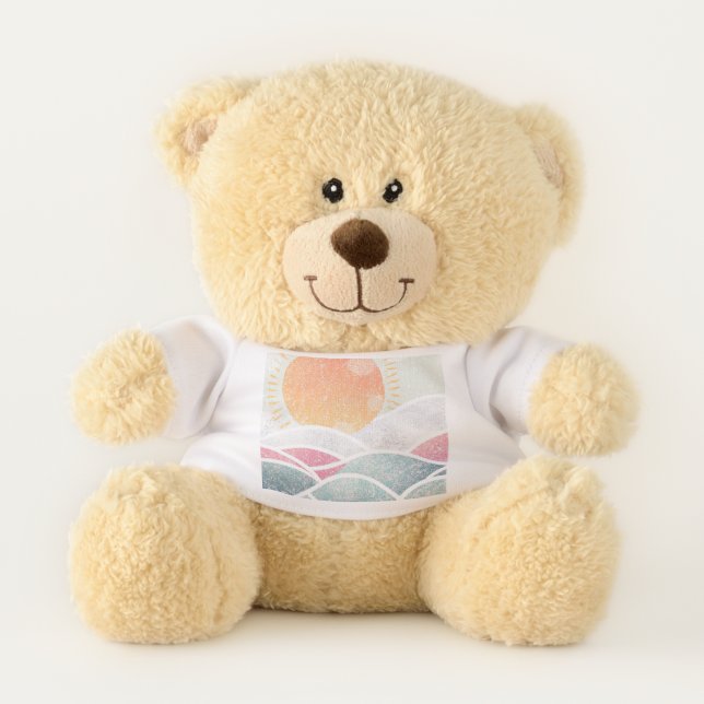 Coastal/Beach/sunny  Teddy Bear (Front)