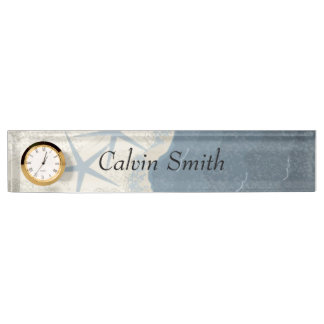 Coastal Beach Theme Name Plate