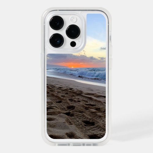 Coastal Beach Tropical Island Sunset OtterBox iPhone 14 Pro Case