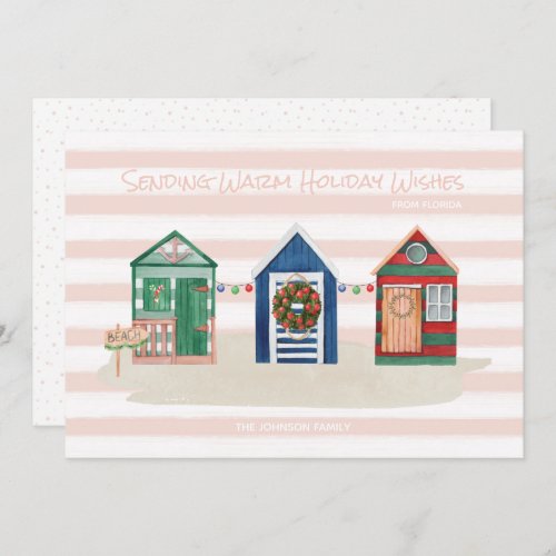 Coastal Beach Warm Wishes Beach Huts Holiday