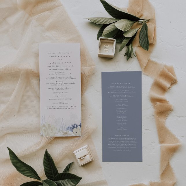 Coastal Beach Wedding Ceremony Order of Events (Creator Uploaded)
