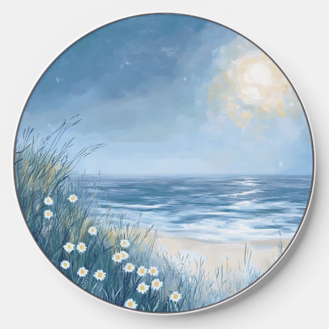 Coastal Beach  Wireless Charger (Front)