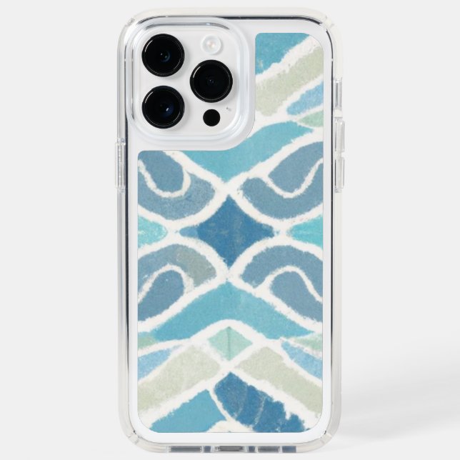 Coastal/beachy/nautical blue speck iPhone case (Front)