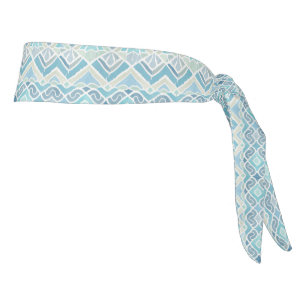 Coastal/beachy/nautical blue tie headband