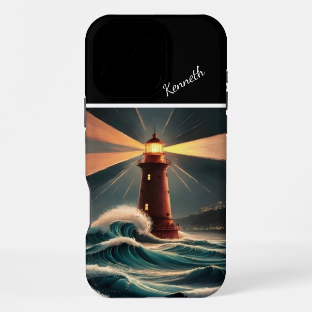 Coastal Beacon's Light Iphone Case (Back)