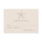 Coastal Beige Starfish Beach Wedding