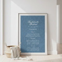 Coastal Blue Bachelorette Itinerary