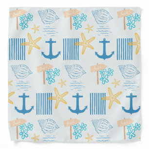  Coastal Blue Bandana